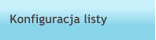 Konfiguracja listy