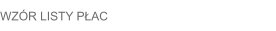 WZÓR LISTY PŁAC