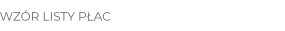 WZÓR LISTY PŁAC